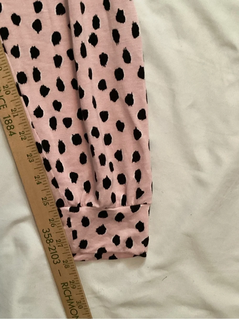 Kate Spade New York Ladies Pink Black Pull On Sleep PJ Lounge Pants Size M